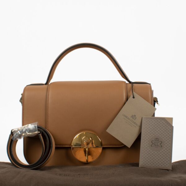 Lebeau-Courally Camel Candy Cross Grand Bag