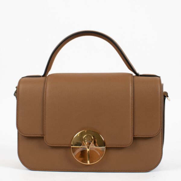 Lebeau-Courally Camel Candy Cross Grand Bag