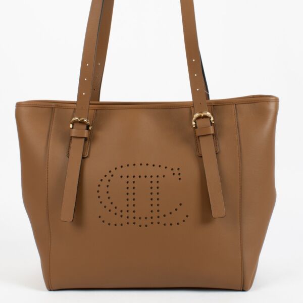 Lebeau-Courally Camel Détente Zip Shoulder Bag