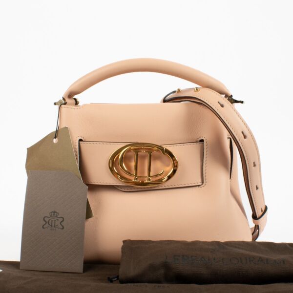 Lebeau-Courally Miss Coraly Nude Top Handle Bag