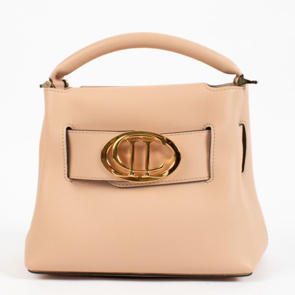 shop 100% authentic second hand Lebeau-Courally Miss Coraly Nude Top Handle Bag on Labellov.com
