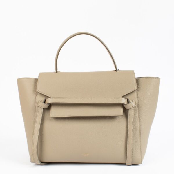 Shop safe online at Labellov this 100% authentic second hand Celine Beige Mini Belt Bag