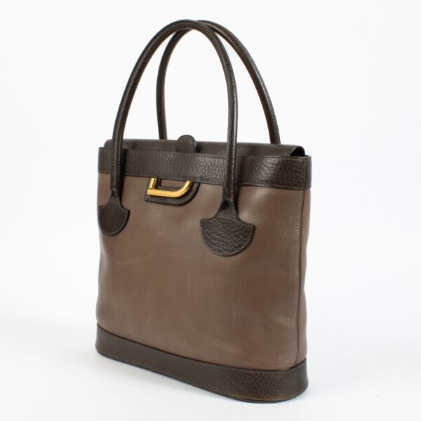 Delvaux Bi-color Vintage Handbag