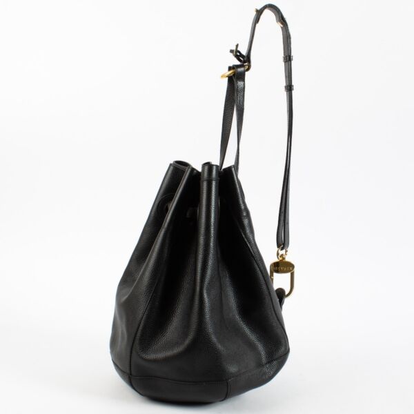Delvaux Black Olivier Bucket Bag