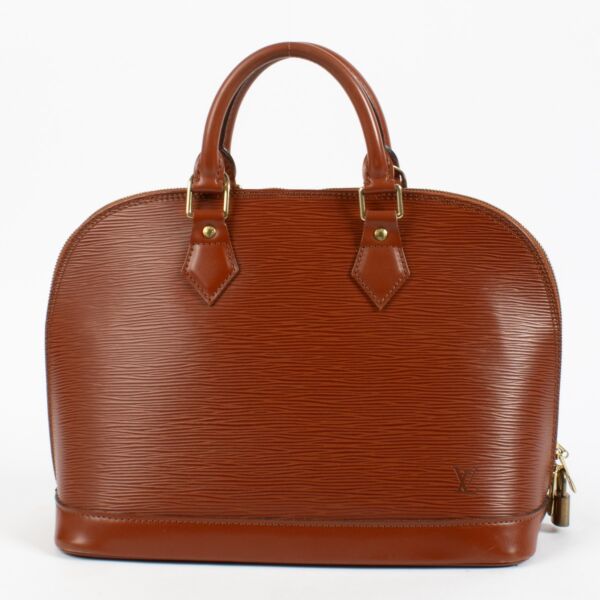 Shop 100% authentic secondhand Louis Vuitton Kenyan Fawn Alma PM Top Handle Bag on Labellov.com