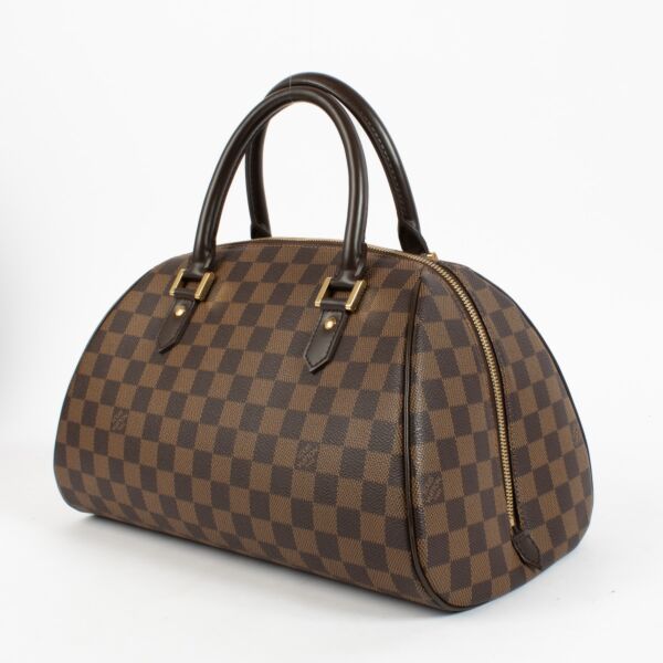 Louis Vuitton Damier Ebene Ribera MM Shoulder Bag