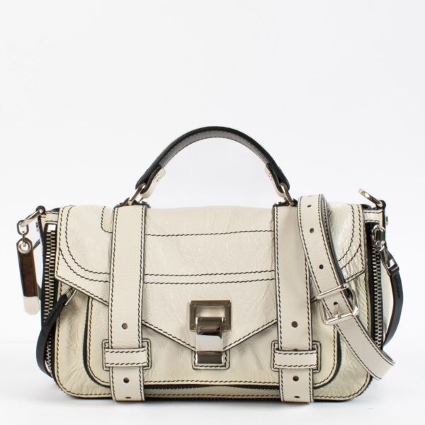 Proenza Schouler Clay Paper Zip PS1 Tiny Bag