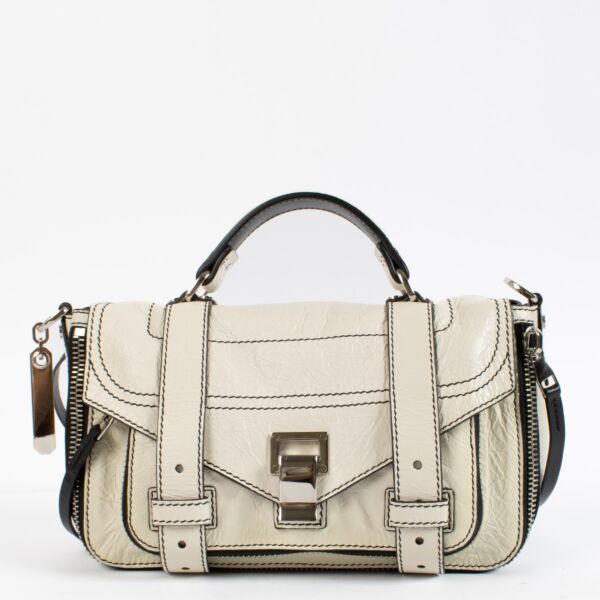 Proenza Schouler Clay Paper Zip PS1 Tiny Bag