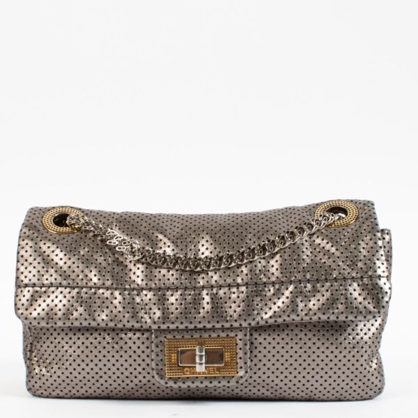 Shop 100% authentic second hand Chanel Metallic 2.55 Flap Bag on Labellov.com