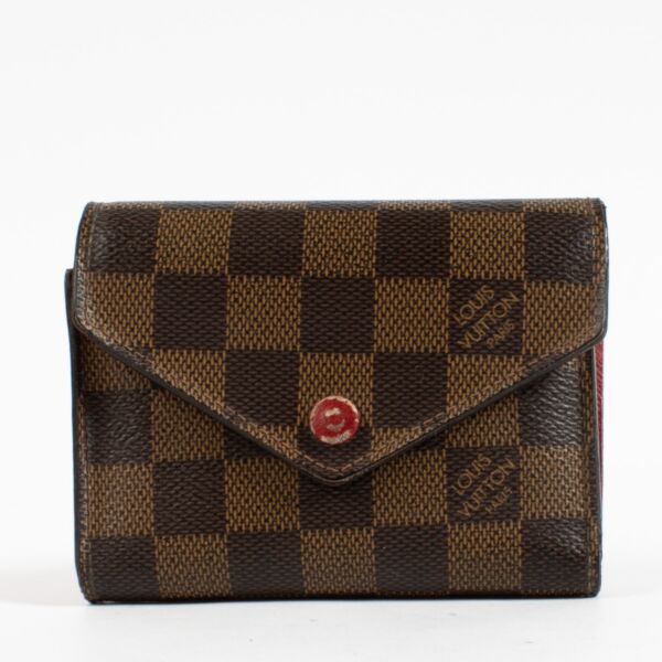 Shop 100% authentic second hand Louis Vuitton Damier Ebene Victorine Wallet on Labellov.com