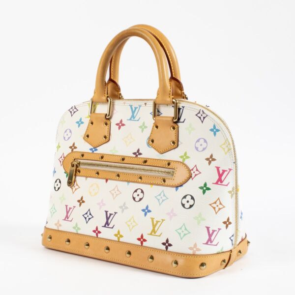 Louis Vuitton White Monogram Multicolore Alma PM