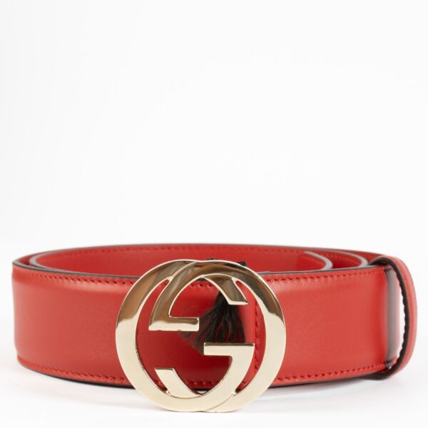Shop 100% authentic second hand Gucci Red Belt on Labellov.com