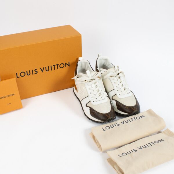 Louis Vuitton White Run Away Sneakers - Size 38