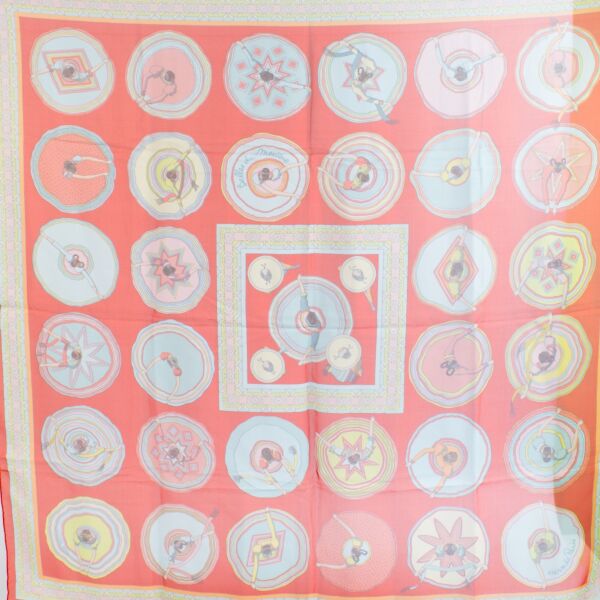 Hermès Belles Du Mexique Silk Mousseline 90 Scarf