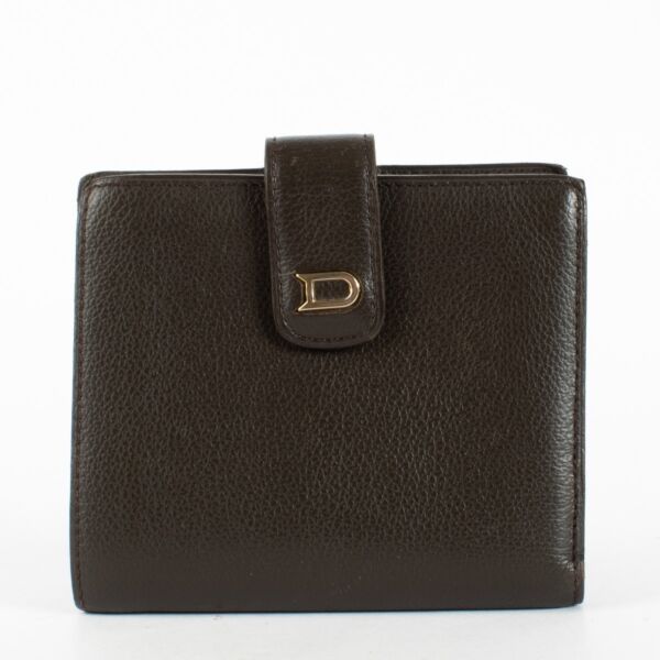 Delvaux Brown Dinar Wallet