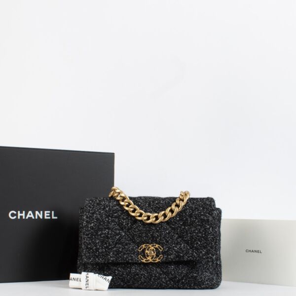 Chanel Tweed Medium Chanel 19 Bag