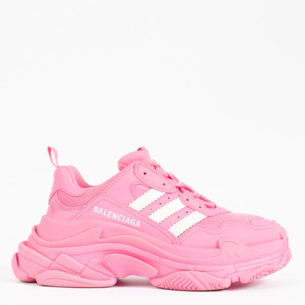 Balenciaga Adidas Pink Triple S Sneakers