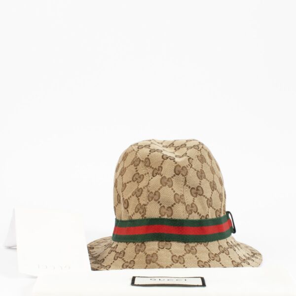 Gucci GG Canvas Bucket Hat - Size S