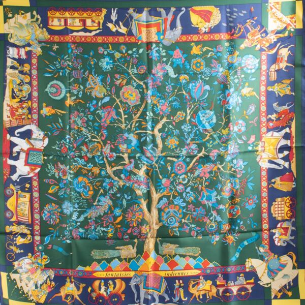 Hermès Fantaisien Indiennes Scarf