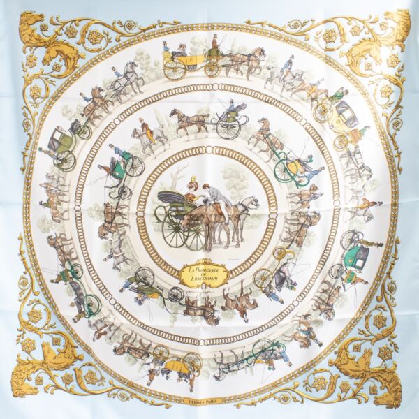 Hermès La Promenade De Longchamps Scarf