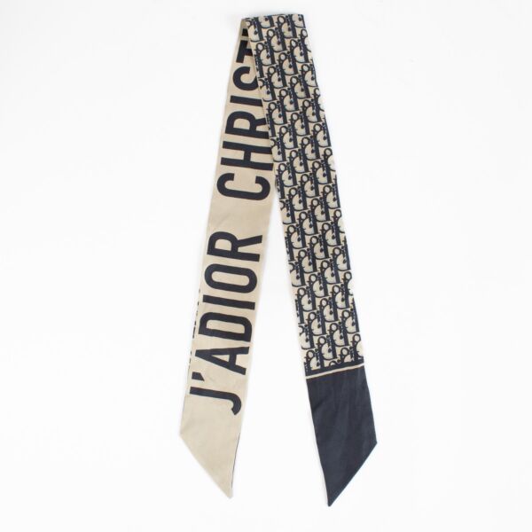Shop 100% authentic second hand Christian Dior blue Scarf on Labellov.com
