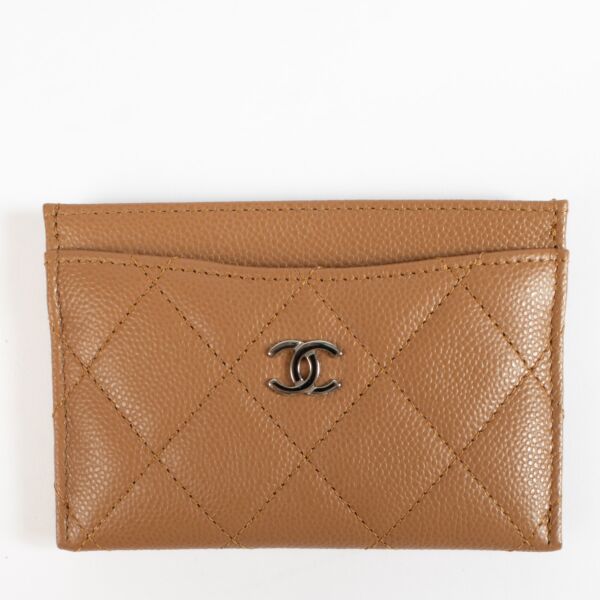 Chanel Caramel Classic Card Holder