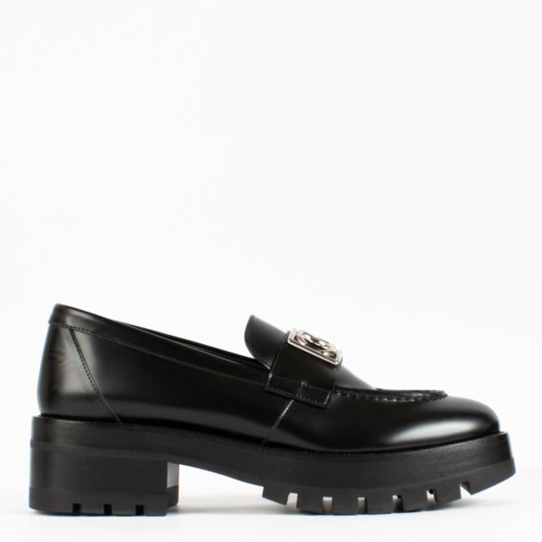 Chanel Black Loafers - Size 40,5
