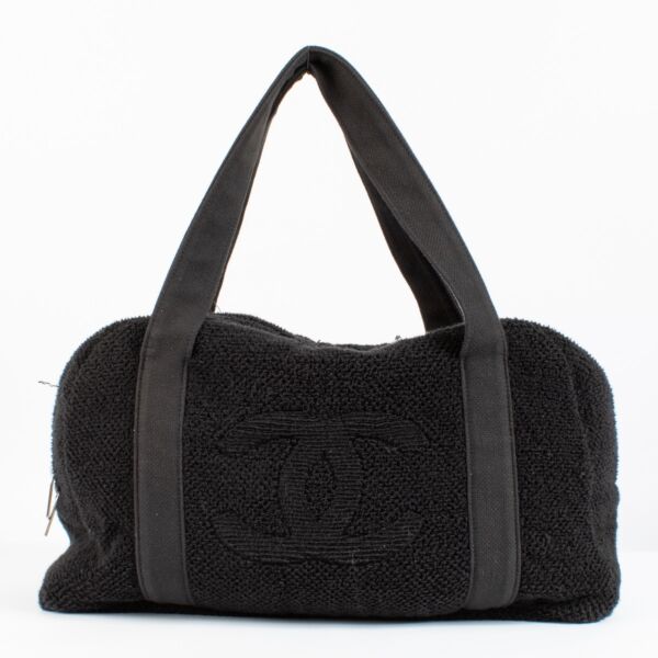 Shop 100% authentic second hand Chanel Black Beach Bag on Labellov.com