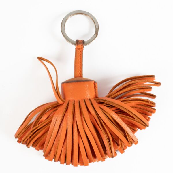 Hermès Orange Carmen Tassel Bag Charm