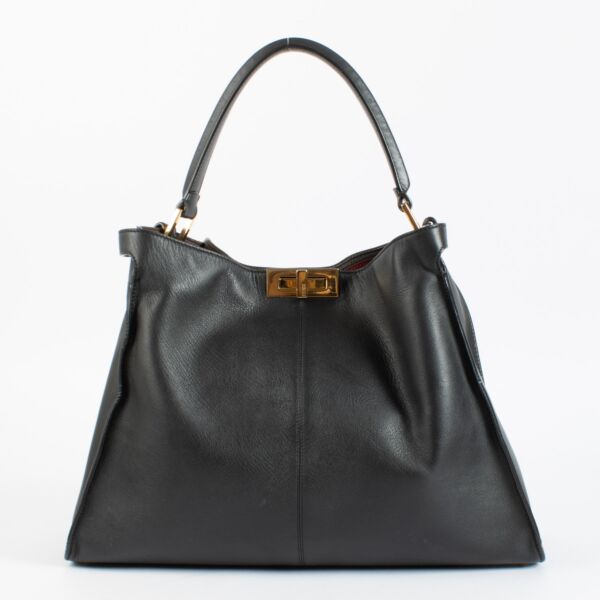Fendi Large Black Peekaboo X-Lite Bag