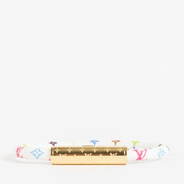 Louis Vuitton x TM White Monogram Multicolor Confidential Bracelet