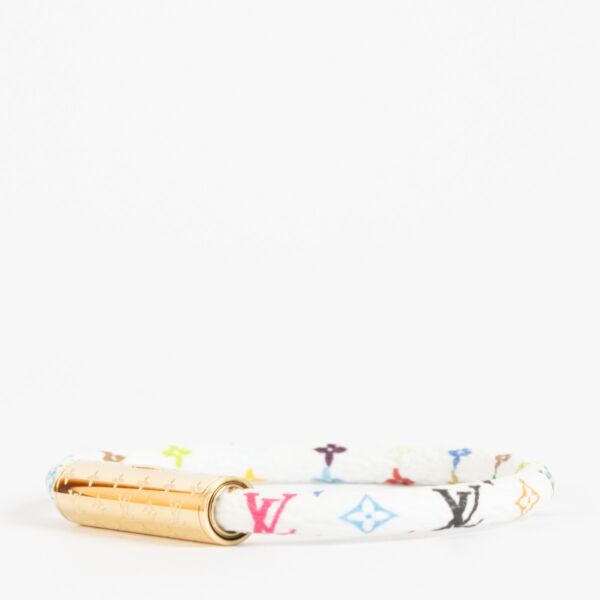 Louis Vuitton x TM White Monogram Multicolor Confidential Bracelet