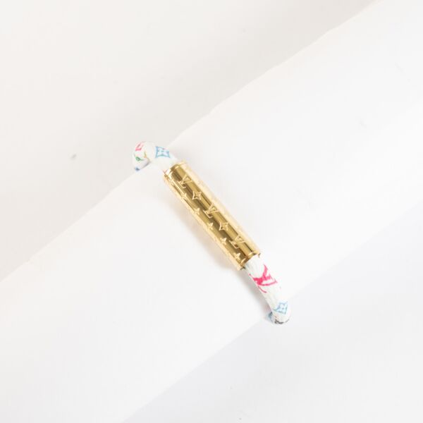 Louis Vuitton x TM White Monogram Multicolor Confidential Bracelet