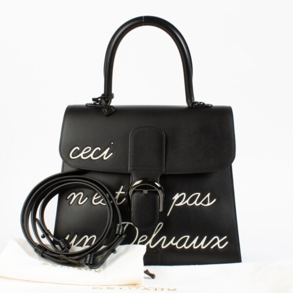 Delvaux Black Brillant L'Humour MM
