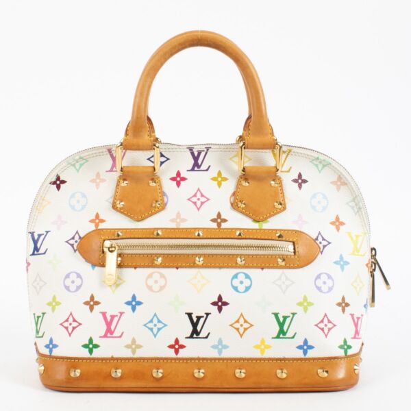 Louis Vuitton Murakami White Monogram Multicolor Alma PM
