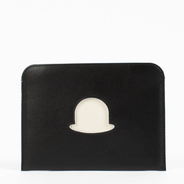 Delvaux Black Trompe L'Oeil Wallet