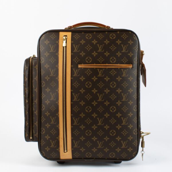 Louis Vuitton Monogram Pegase Bosphore Suitcase bij Labellov