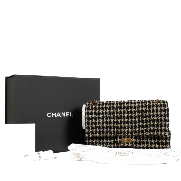 Chanel 15K Brasserie Tweed Large 2.55 Bag