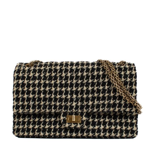 Chanel 15K Brasserie Tweed Large 2.55 Bag