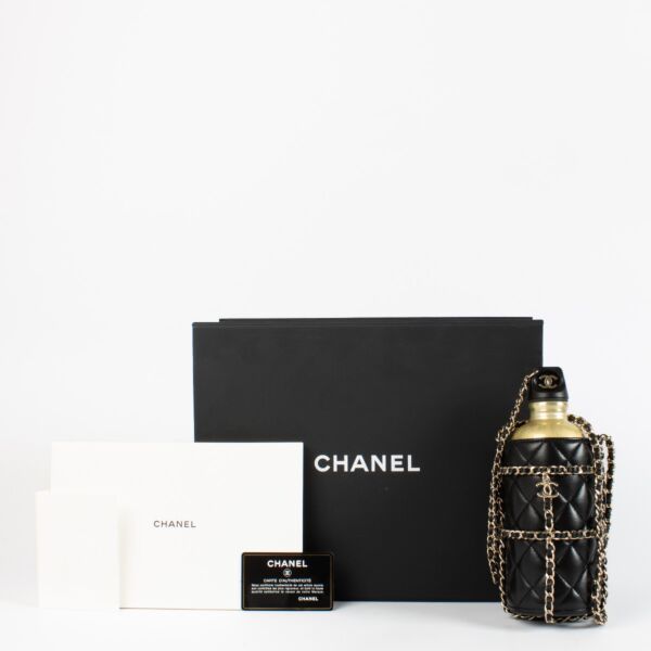 Chanel 2019 CC Water Bottle with Chain