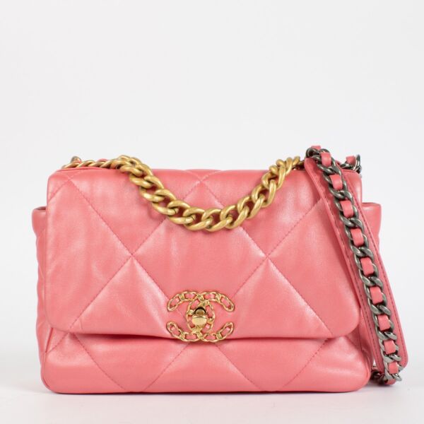 Chanel Pearly Pink Medium Chanel 19 Bag