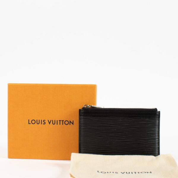 Louis Vuitton Black Epi Key Pouch