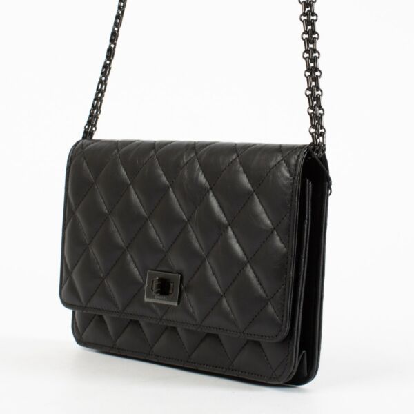 Chanel So Black 2.55 Wallet On Chain