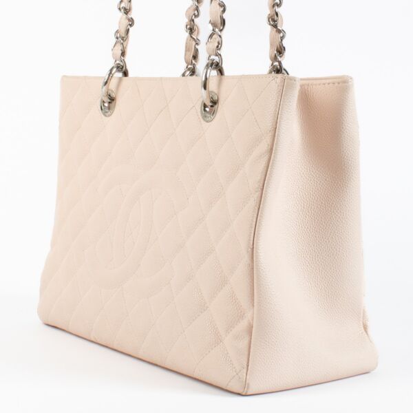 Chanel Pale Pink Grand Shopping Tote Bag