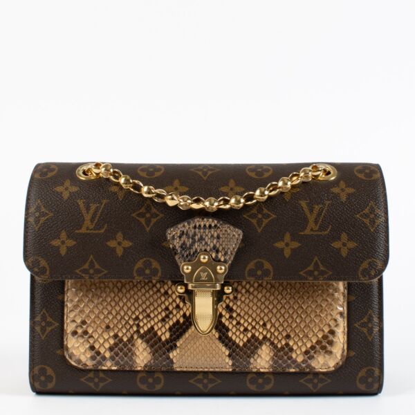 shop 100% authentic second hand Louis Vuitton Monogram Python Victoire Bag on Labellov.com
