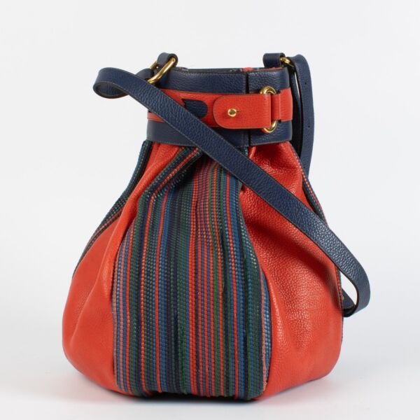 Authentic pre-loved Delvaux Multicolor Toile de Cuir Ecole Bag on Labellov.com