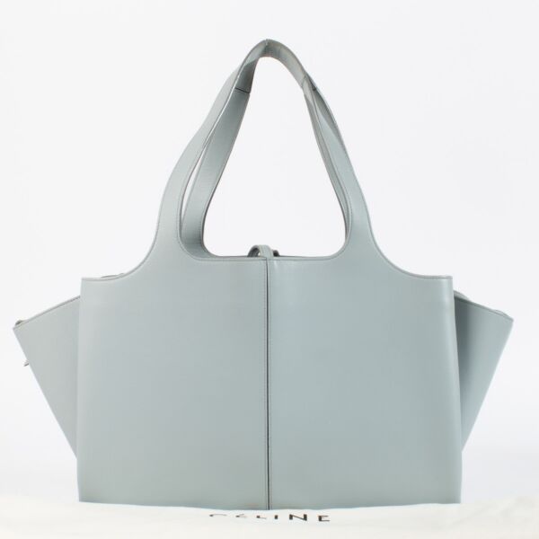 Celine Blue Medium Tri-Fold Bag