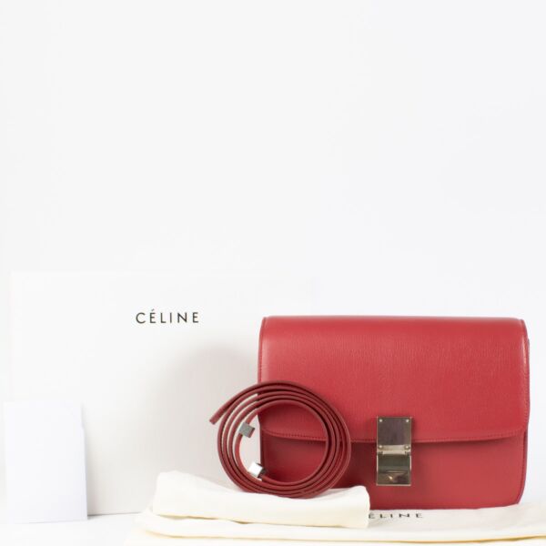 Celine Pink Medium Classic Bag