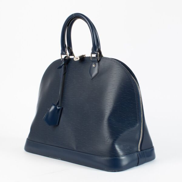 Louis Vuitton Blue Alma GM