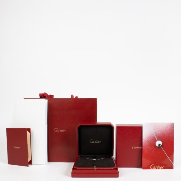 Cartier White Gold Diamonds Amulette de Cartier XS Bracelet - Size 17